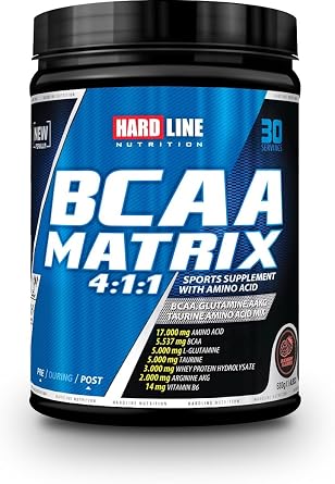 Hardline Nutrition Bcaa Matrix - Böğürtlen Aromalı, 630 Gr