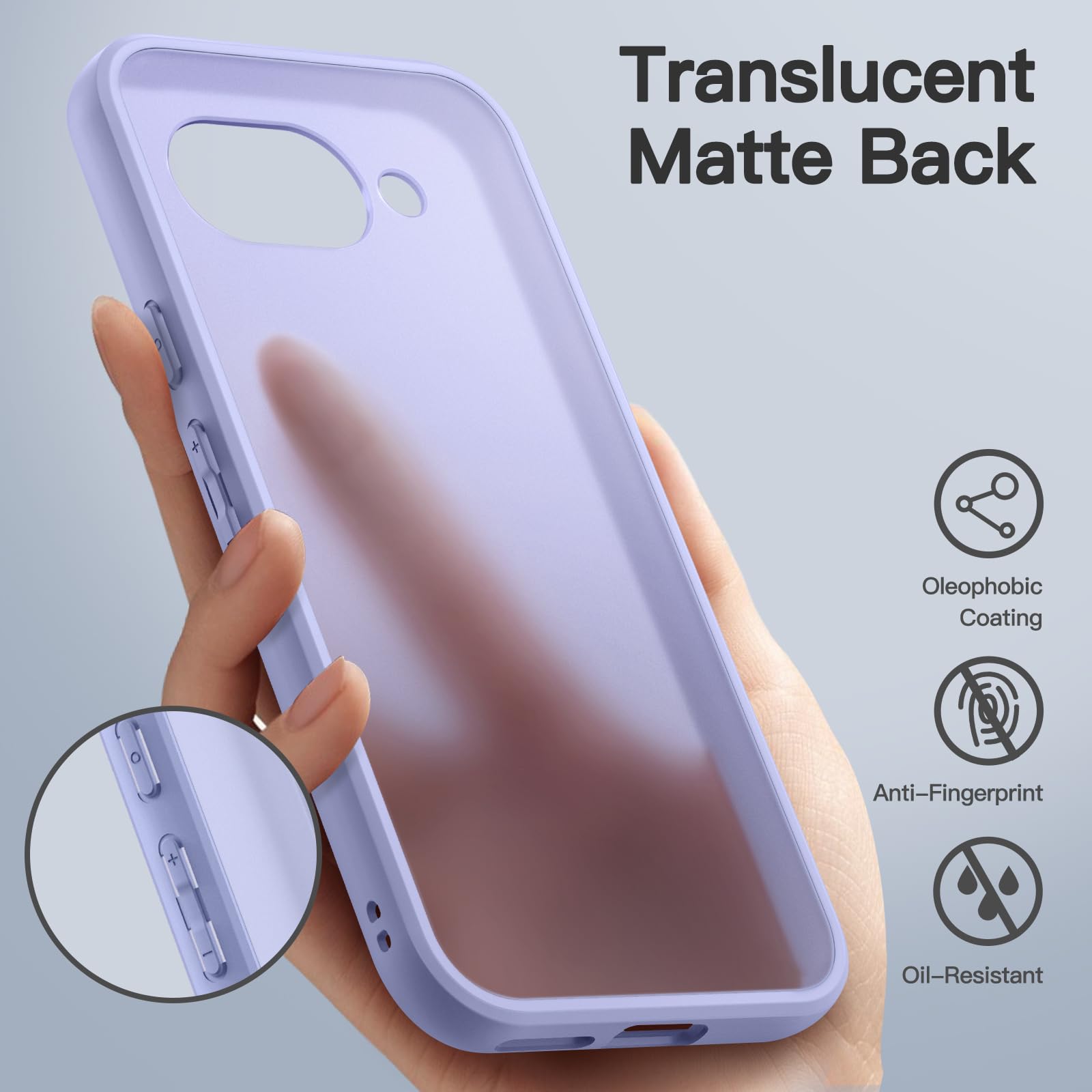 Amazon.co.jp: JETech Google Pixel 9a用 マットケース (アイリス