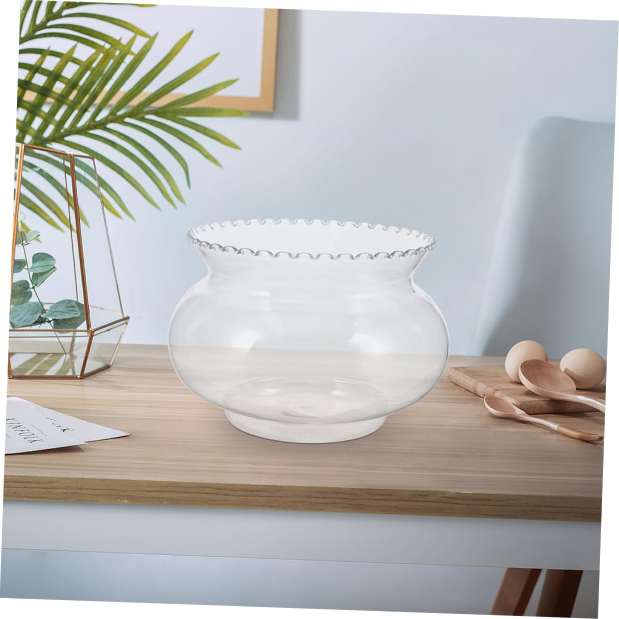 POPETPOP 4 Pz Piccolo Acquario Contenitore Trasparente Acquario da Tavolo per Pesci Rossi per Pesci Rossi Decorativo Serbatoio Betta da Tavolo plastica Transparent