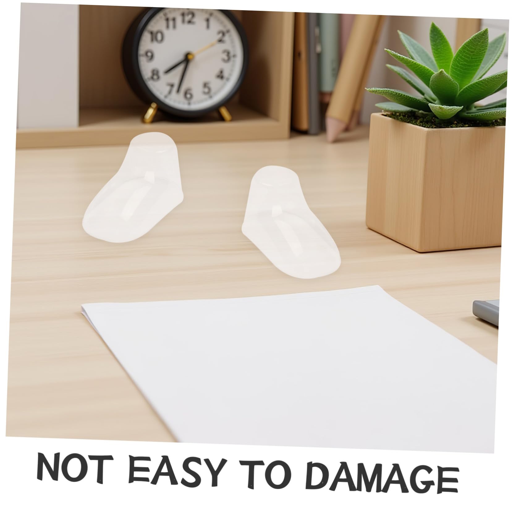 100 Stück Transparente Babyfüße Schuhhalter aus Kunststoff Socken Bootie display für Babysocken Schuhform zur Schuhformpflege und Präsentation