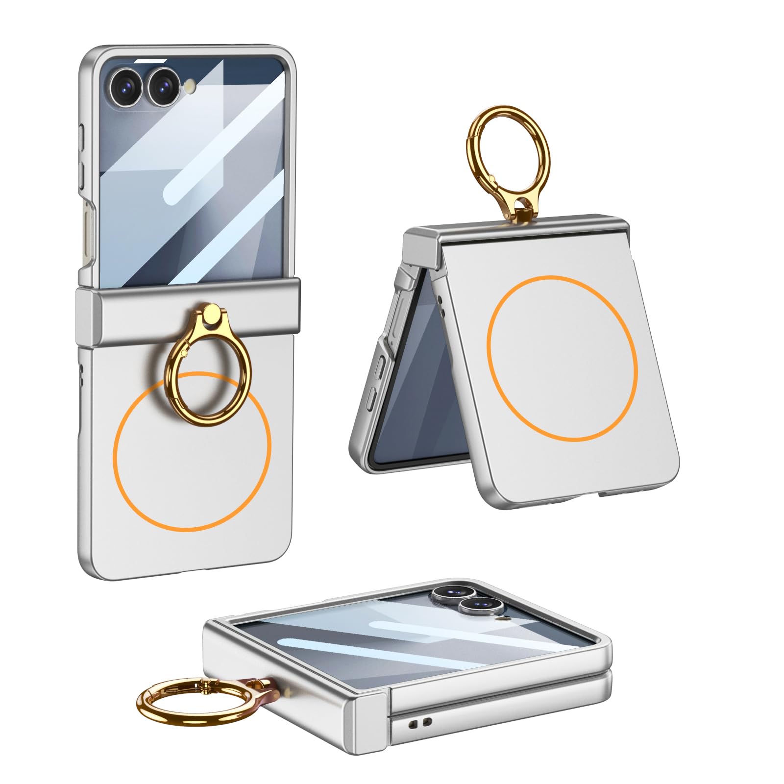 COQUE Hülle für Samsung Galaxy Z Fold 7 Cover,6D Mikrogepräg