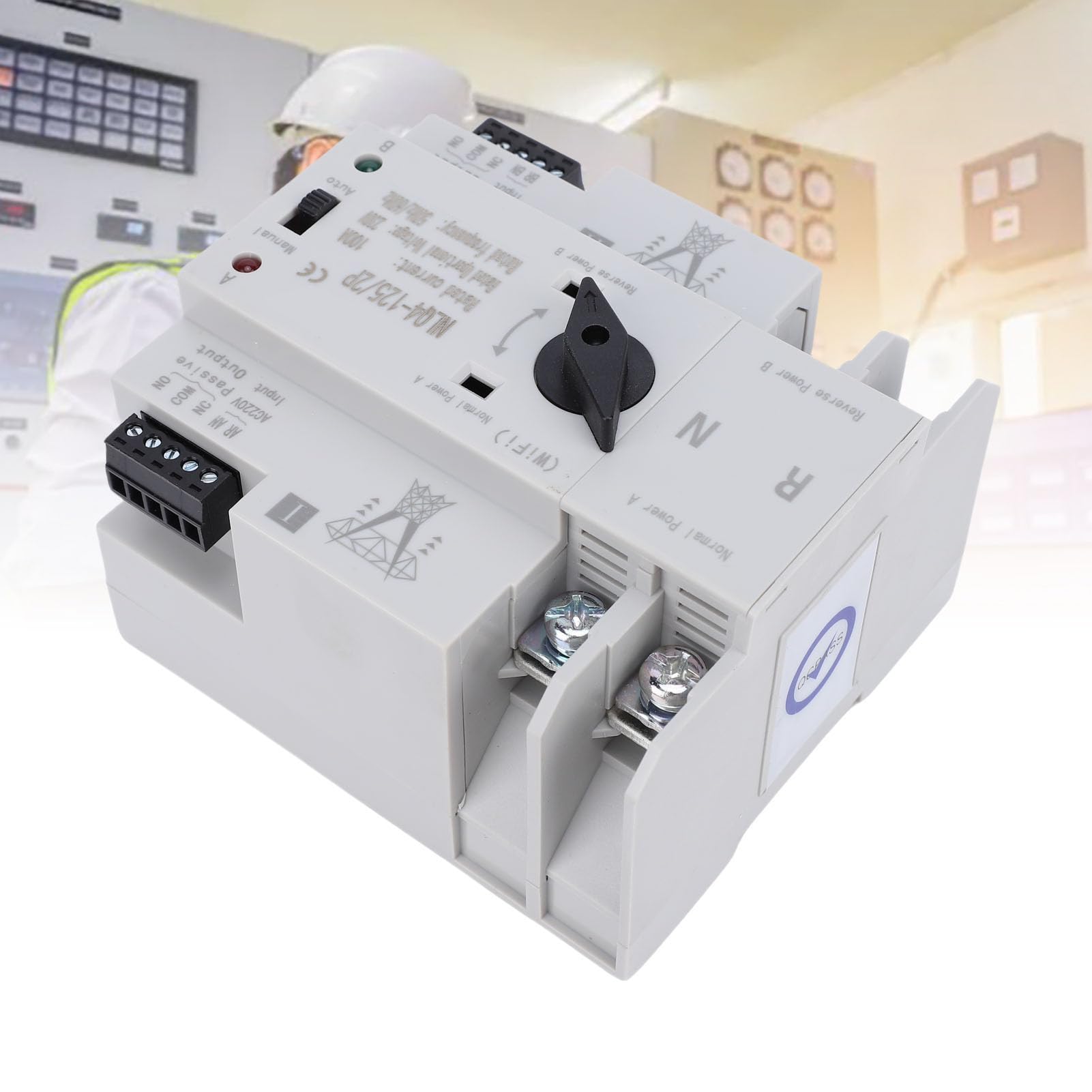 Commutateur de Transfert Automatique Double Alimentation 100A, Contrôle