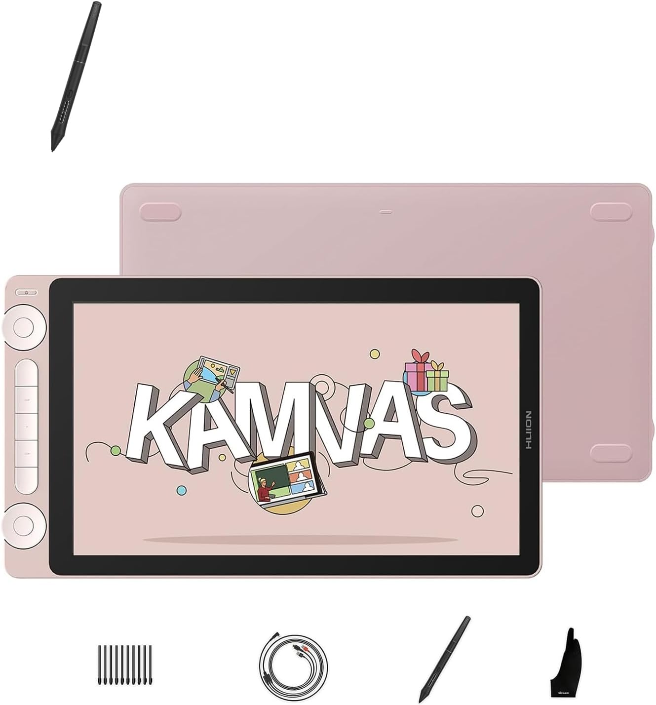 HUION Kamvas 13 (Gen 3) Drawing Tablet with Screen and Battery-Free Pen PW600L