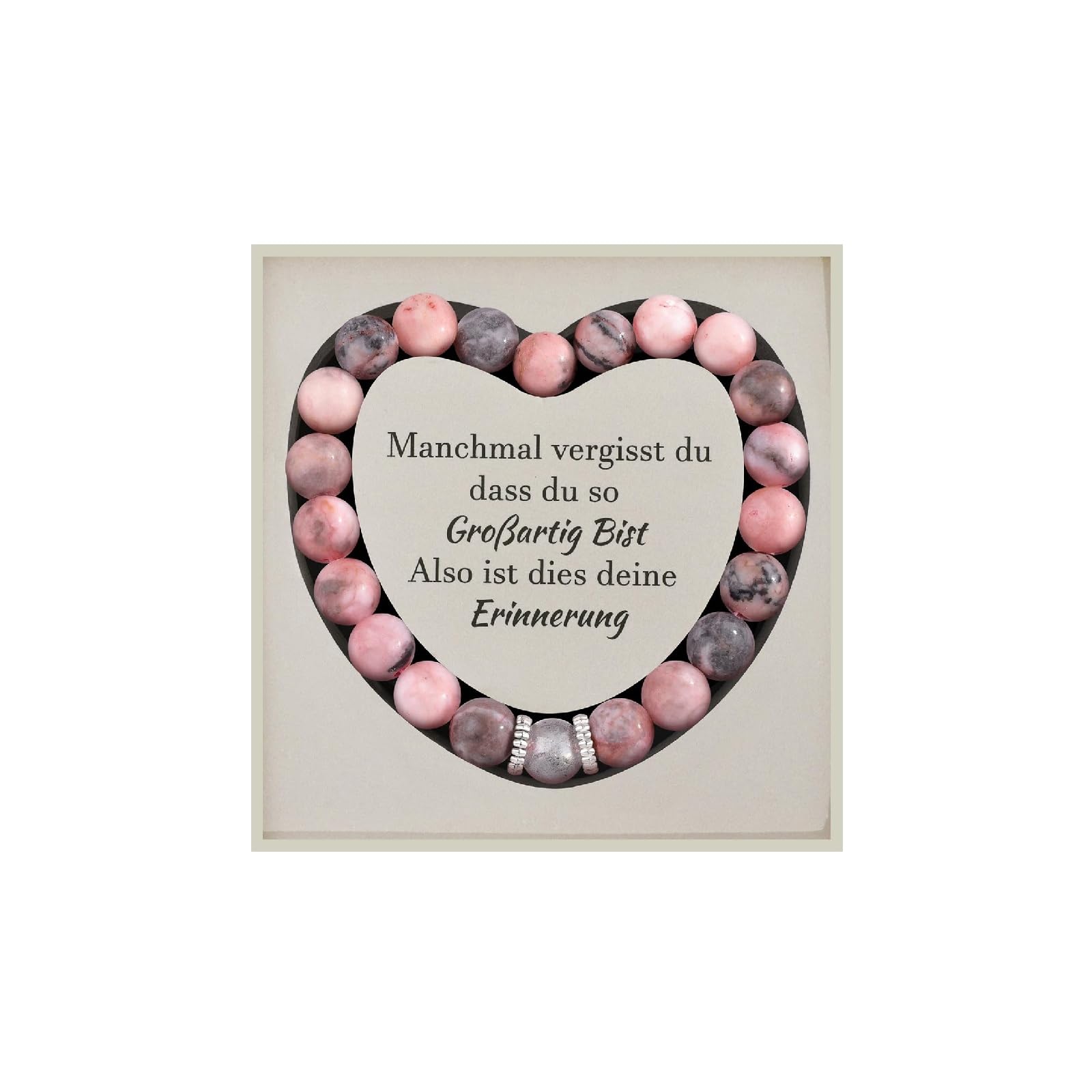 Lueaurra Geschenke für Frauen Armband Natursteine Frau Idee Original Geschenk Teenager Mädchen Geschenke Weihnachten Frau Geburtstagsgeschenk Armband Geschenk für Ehefrau Mutter Schwester Freundin