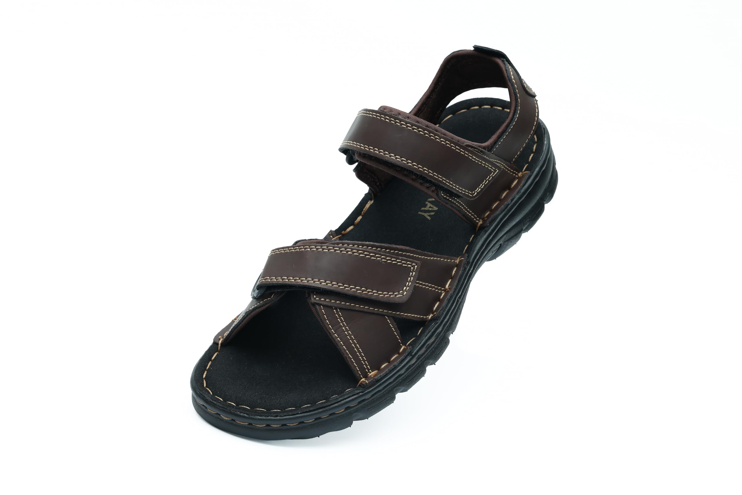 MGGMOKAY Sandali Uomo Pelle Estate All'Aperto Scarpe Hiking Sandalis