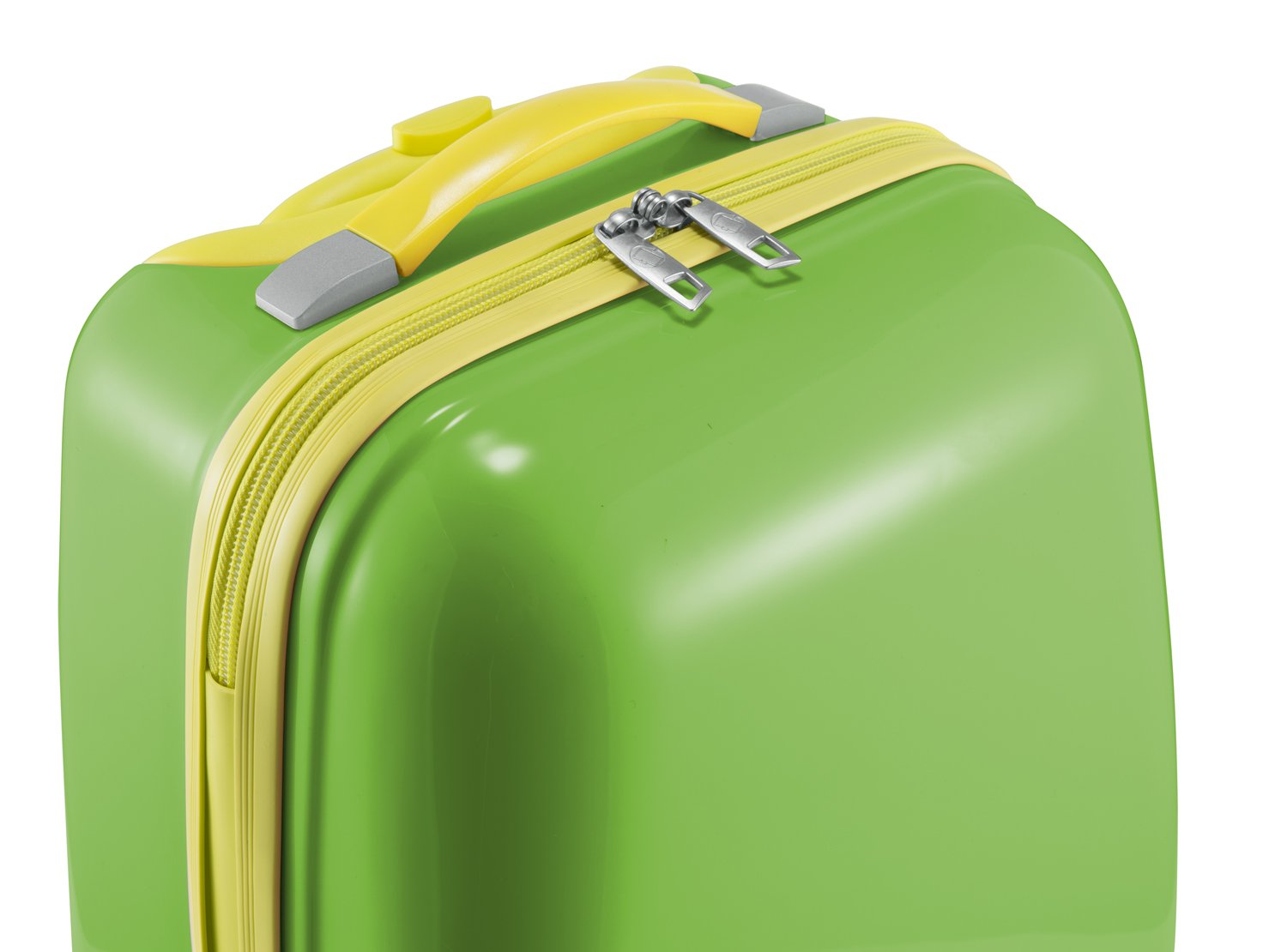Hauptstadtkoffer - Bagaż dziecięcy, walizka dziecięca, twarda obudowa, bagaż pokładowy dla dzieci ABS/PC, zielone jabłko, Kindertrolley, Bagaż dziecięcy