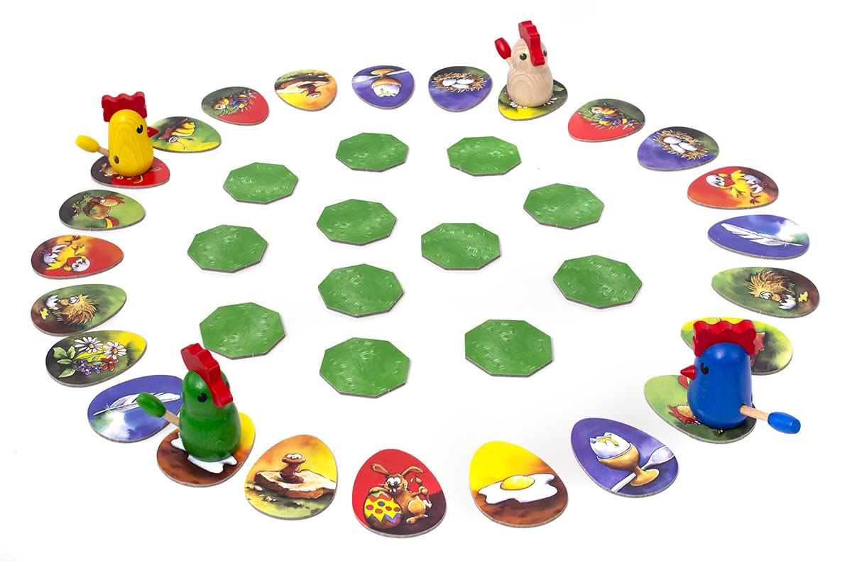 Rebel | Konzentrierte Hühner | Gesellschaftsspiel | Kinderspiel | Alter 4+ | 2-4 Spieler | Spielzeit 15 Minuten