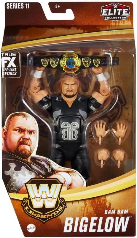 WWE Elite Legends Collection 6-inch Articulated Action Figure Series (Bam Bam Bigelow)