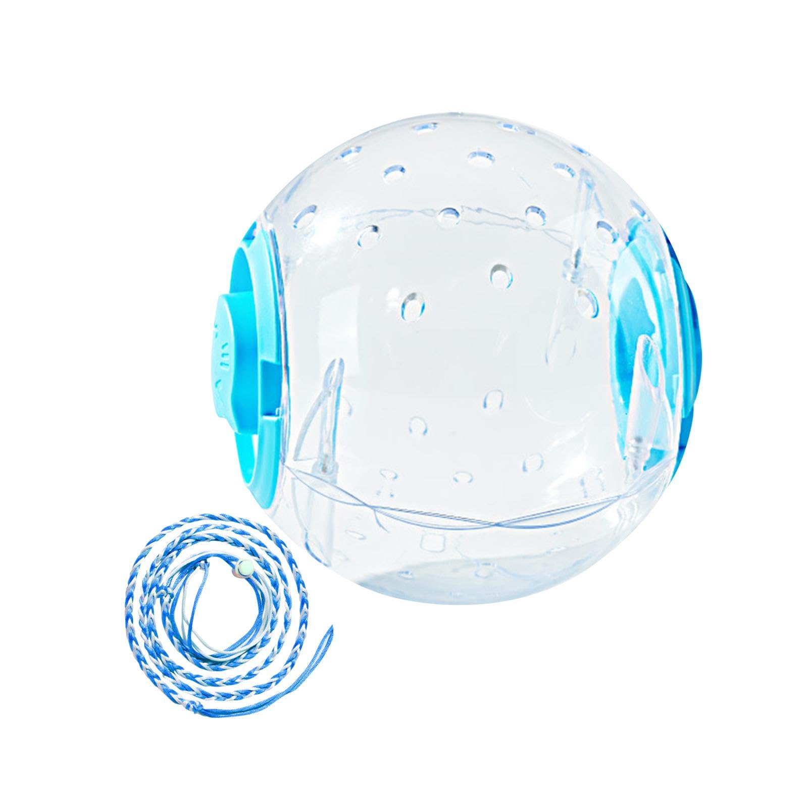 Enakshi 18cm Hamster Exercise Ball Gerbil Ball Wheel Sturdy Stylish Small Animal Toy Blue with 1.4m Leash | Pet Supplies | Small Animal Supplies | Exercise & Toys (B0D44WYX1X) Amazon Price History, Amazon Price Tracker