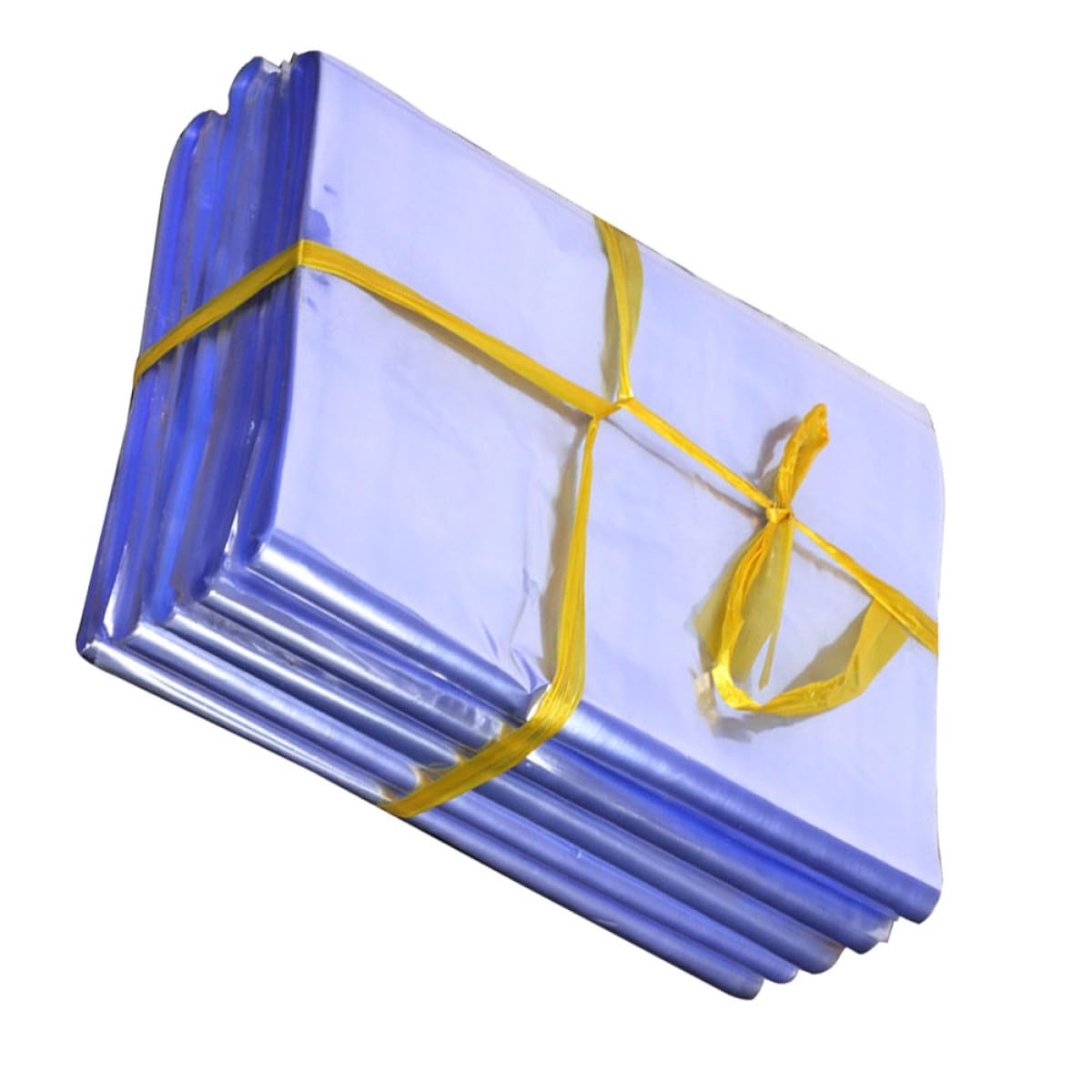 Lot de 100 Paquet Rétractables en Film Pp Bleu Fonction Scellage, Adaptés pour Emballage Industriel et Supermarché, Paquet D'emballage Rétractable Pratique