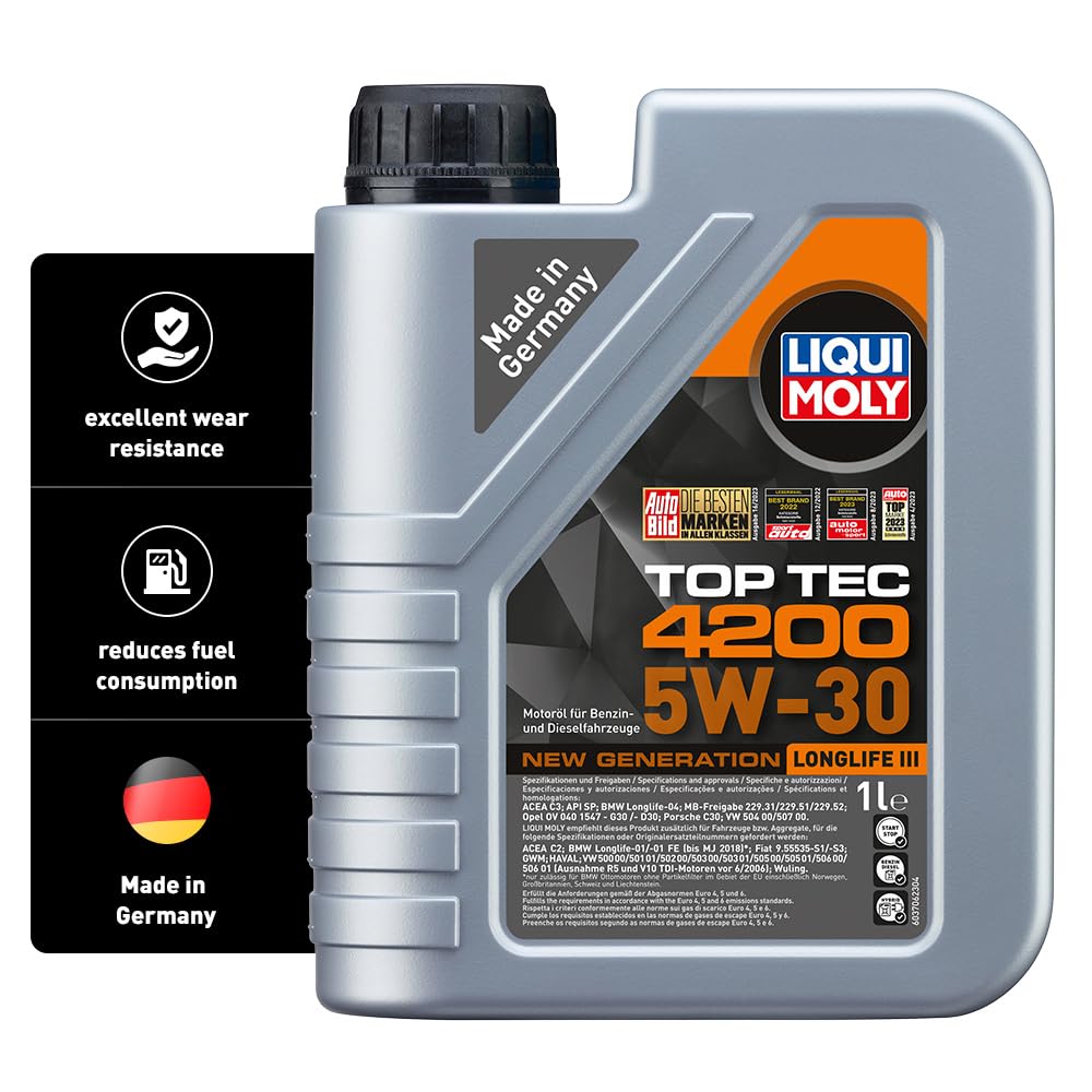 (2004) Top Tec 4200 5W-30 Synthetic Motor Oil - 1 Liter Bottle