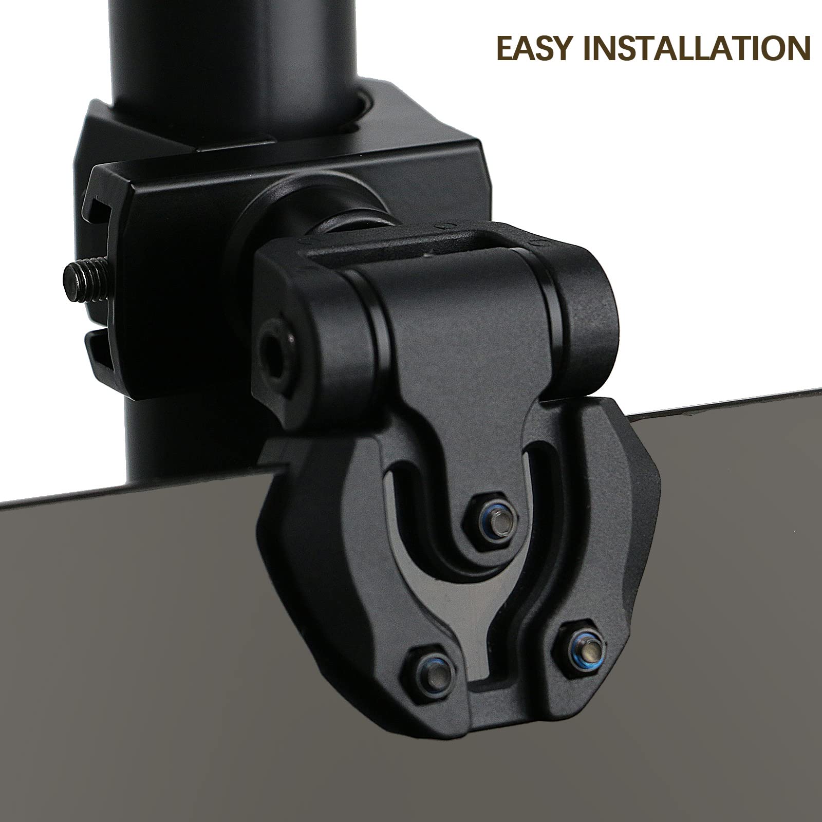 PACEWALKER Pare-soleil pour SSV/UTV – Compatible avec arceaux de sécurité de 3,8 à 5,1 cm, protège des UV avec pare-brise, compatible Polaris Ranger, RZR, Can-Am Maverick X3 et Kawasaki
