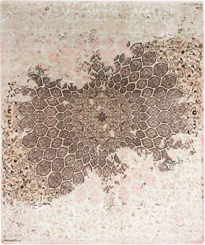 Nain Trading Panbezia 301x250 Orientteppich Teppich Beige Handgeknüpft Indien Design Teppich Modern