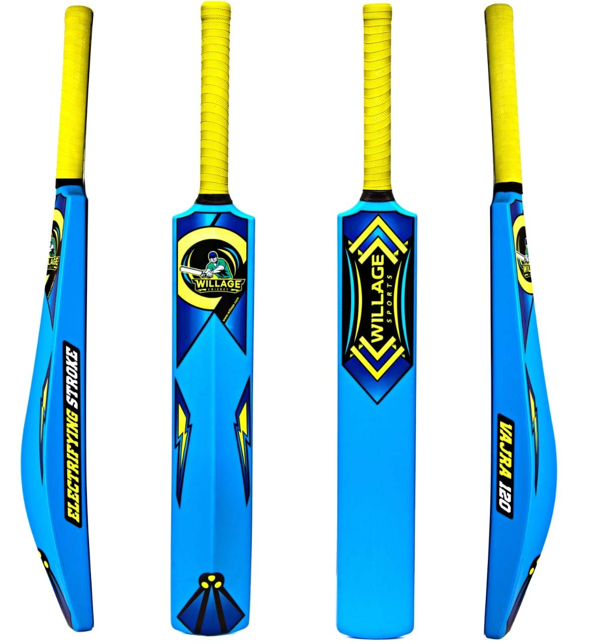 Willage ® Cricket Bat, Plastic Bat, Cricket Bats, Plastic Bat for Tennis Balls, Plastic Bat Cricket Full Size