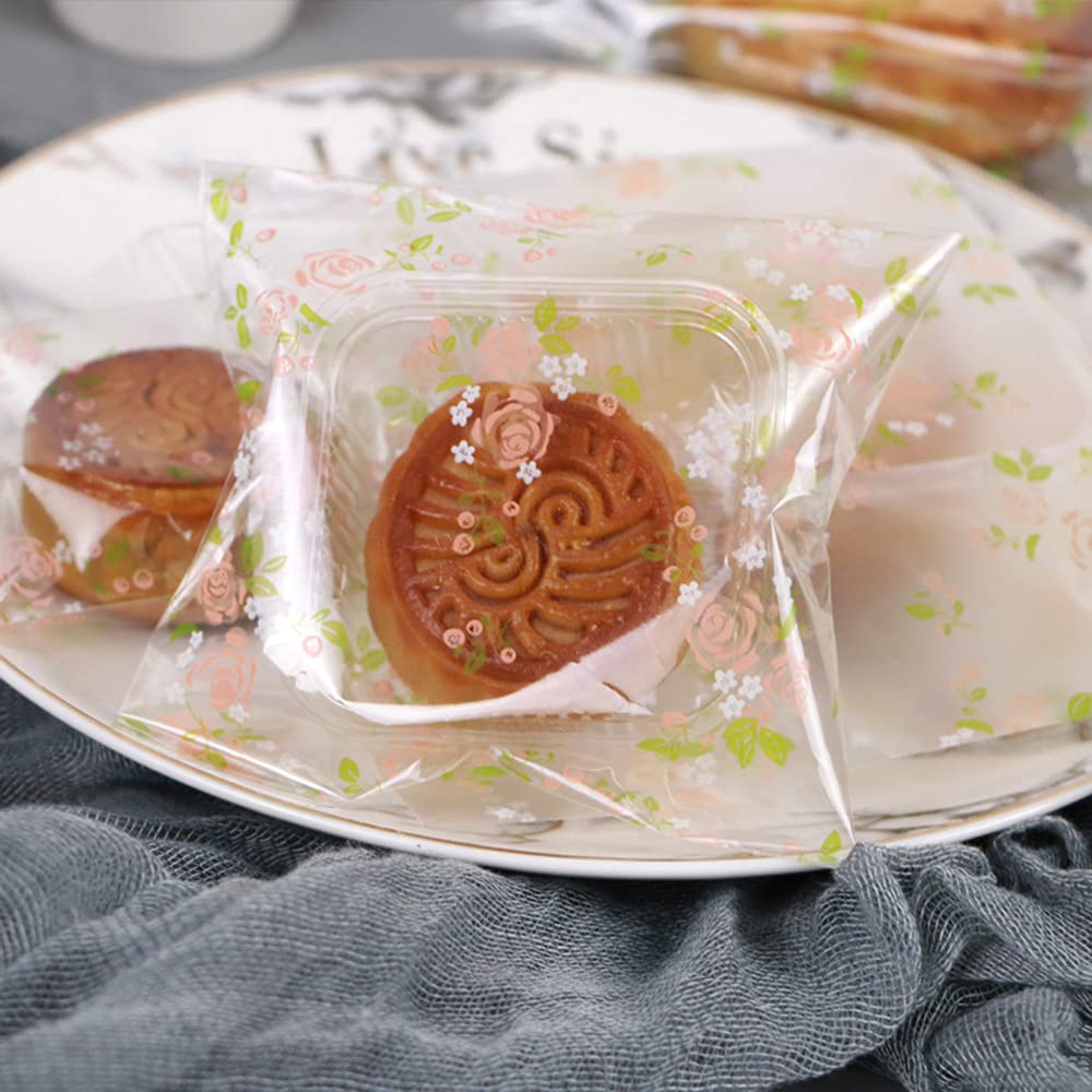 200 Sacchetti di Cellophane Autoadesivi Trasparenti Sacchetti di Plastica per Dolci, Panetteria, Caramelle, Gioielli, Saponi (6 x 4 pollici
