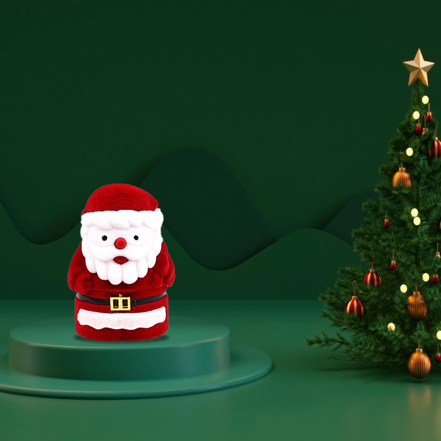 Boîte À Bagues Père Noël Boîte À Bijoux Collier - Mauritius