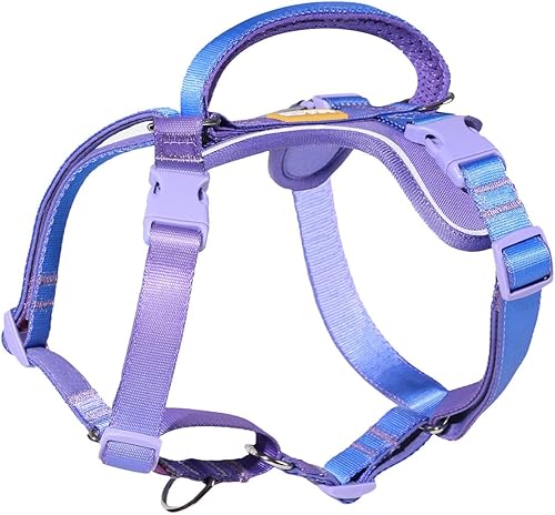 Miniatura 6 de DF Freedom - Arnés para perro Martingale sin tirones, mango de control de seguridad de fácil agarre, arnés de ajuste personalizable de 5 puntos a