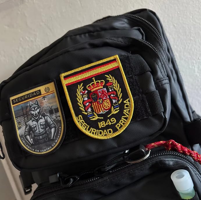 Seguridad Privada España Tactical Patch Loop - Insignia adhesiva (70 x 90 mm)