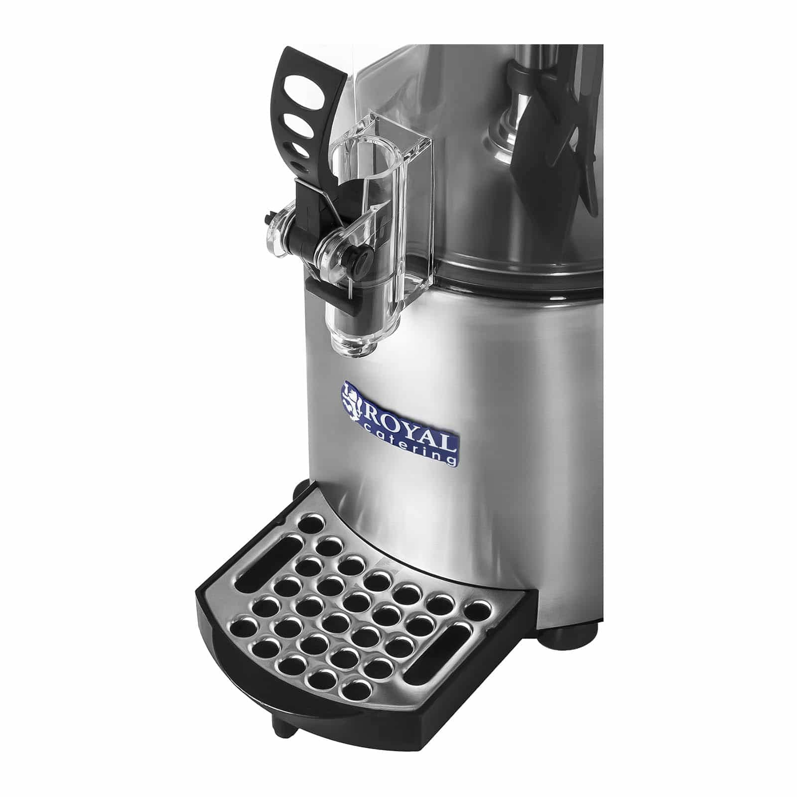 Royal Catering RCSS-3 - Dispenser per cioccolatini (capacità 3 l, 1200 W, 90 °C, Aletta), Colore: Argento