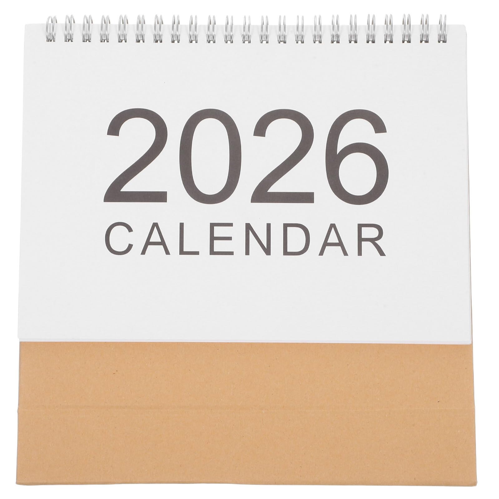 Calendario 2026 2 Pezzi Calendario da scrivania Calendario mensile Planner Giornaliero Desktop per Ufficio Casa Decorativo in Piedi