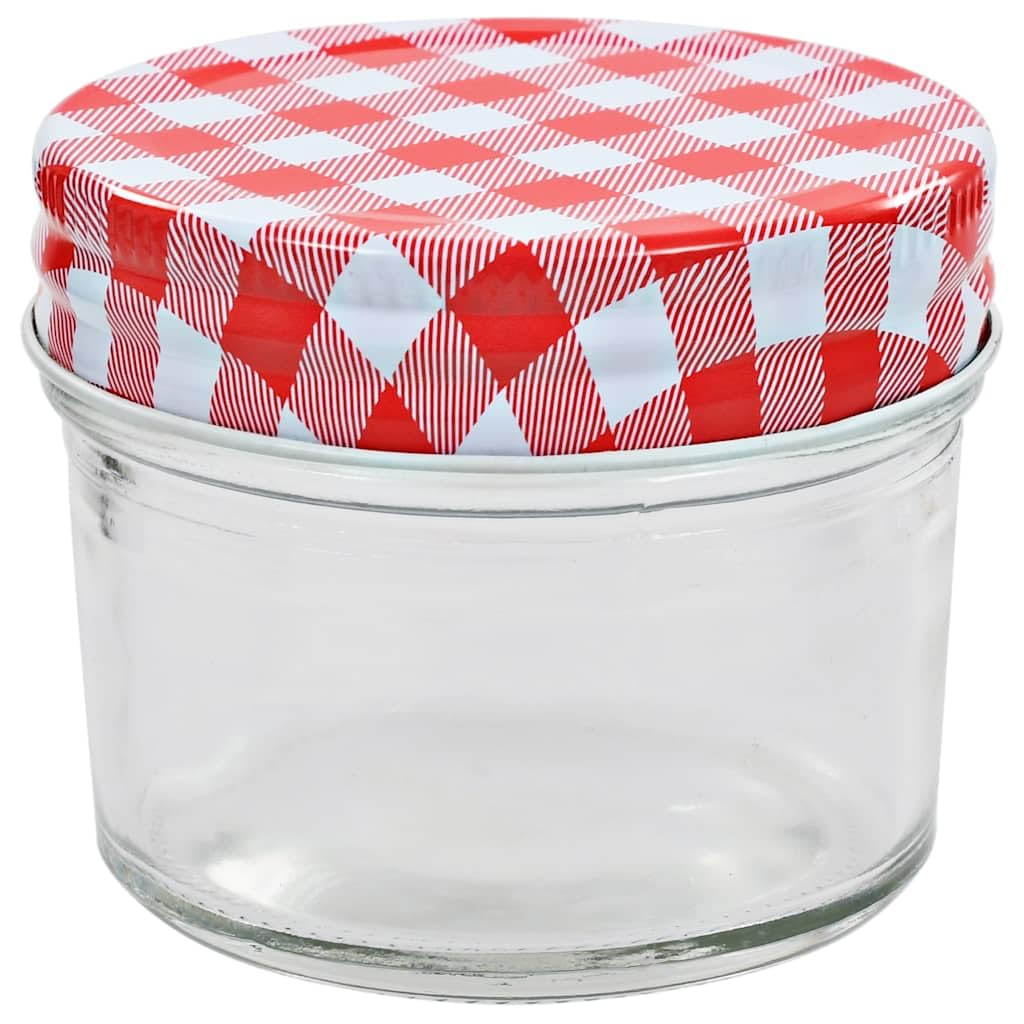 24 barattoli per marmellata da 110 ml con coperchio, per chutney, salse e marmellate, set di barattoli per conserve e conservare