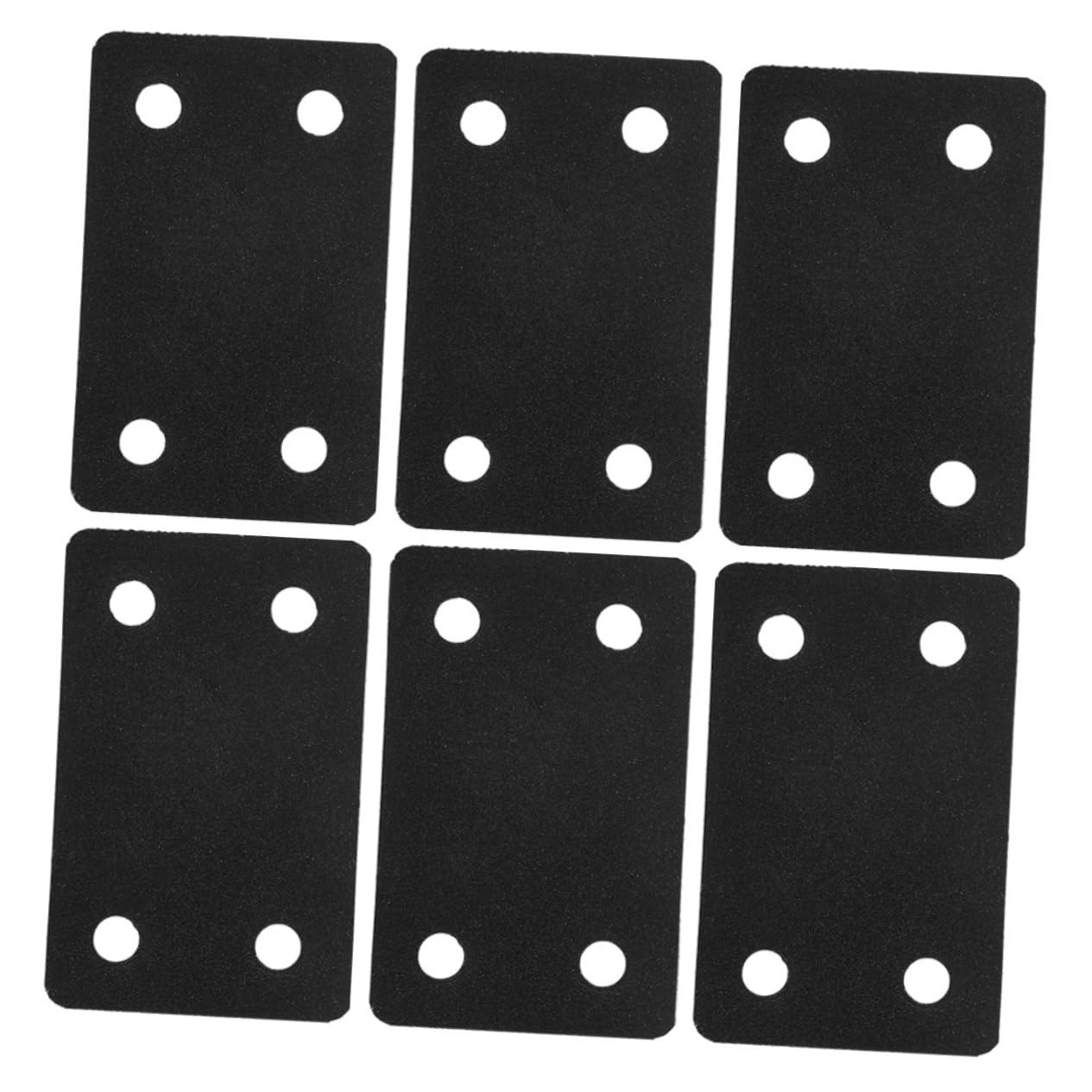 Gatuida 4 Juegos Código De Esquina Pieza Fija Soporte Mueble Inoxidable Ángulo Fijación Mueble Soportes Para Muebles Soportes Para Madera Placas Rectas Acero Inoxidable Black 6 Piezas * 4