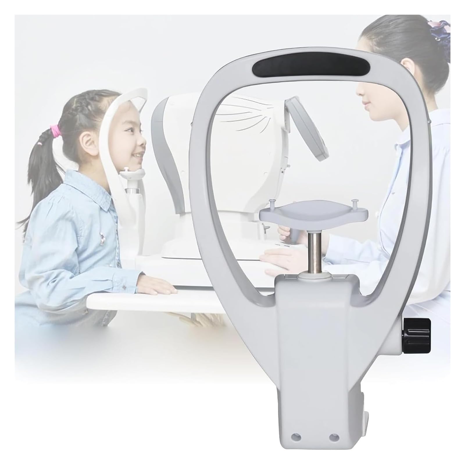 Regulowany podbródek do refrakcji， Okulistyczny automatyczny refraktometr Widzenie spoczynkowe - Akcesoria do sprzętu optometrycznego Wspomaganie podnoszenia podbródka na czole