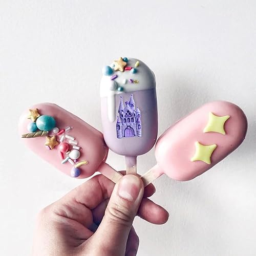 Miniatura 4 de Moldes de silicona para fondant de castillo de cuento de hadas para decoración de tartas, decoración de cupcakes, pasta de goma de caramelo de