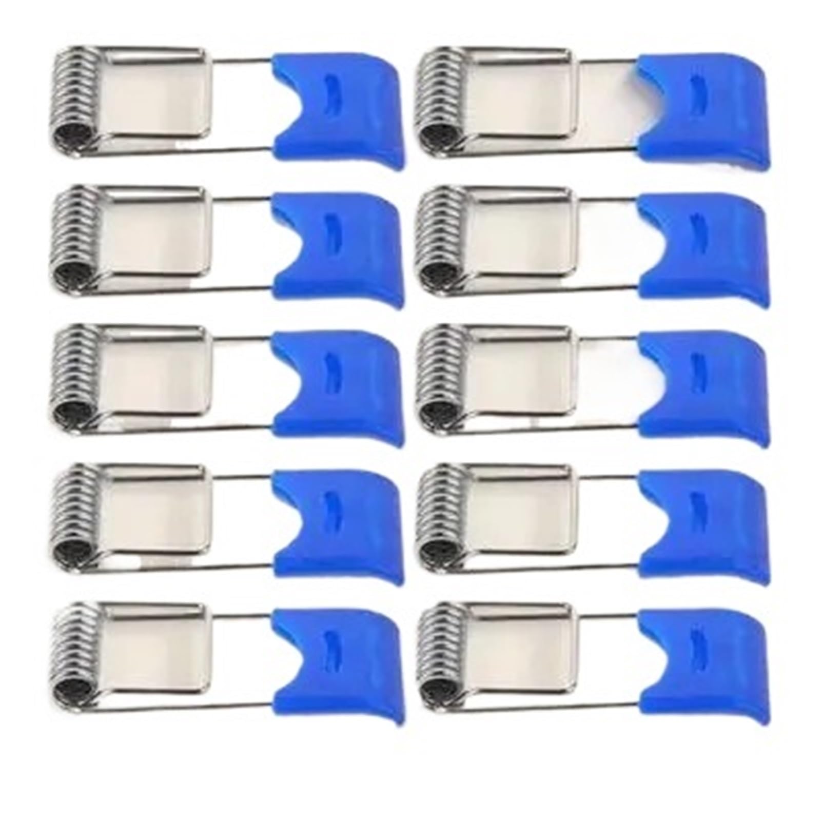 Morsetti a molla per faretti da incasso, clip in plastica e metallo, 200 pezzi | Fissare facilmente le strisce LED e le luci da incasso. Design flessibile e durevole per soffitti, pareti e altro ancora.