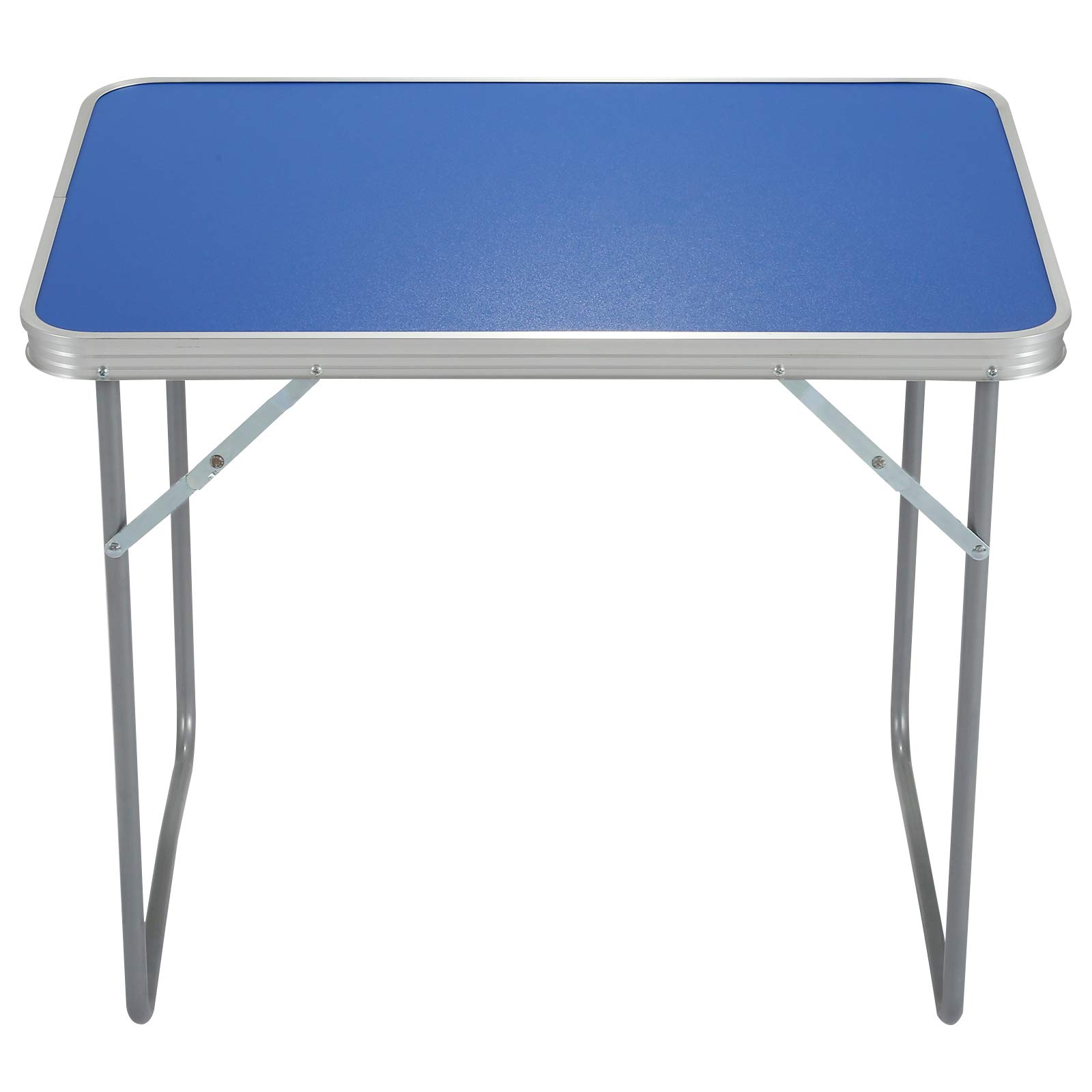 Trintion Folding Table 70cm*50cm*60cm Portable Adjustable Aluminum Alloy Camping Table for Outdoor Picnic BBQ