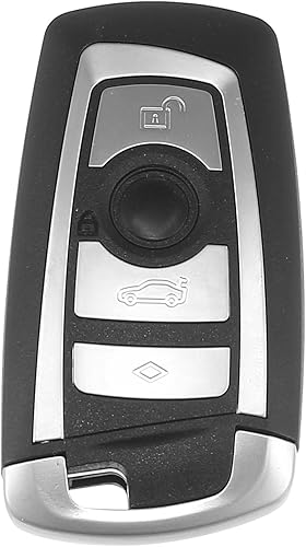 X AUTOHAUX 315 MHz KR55WK49863 - Llave de repuesto inteligente sin llave para BMW 550i 530i 535i 520i 2009-2016 3 botones con llave de puerta PCF794