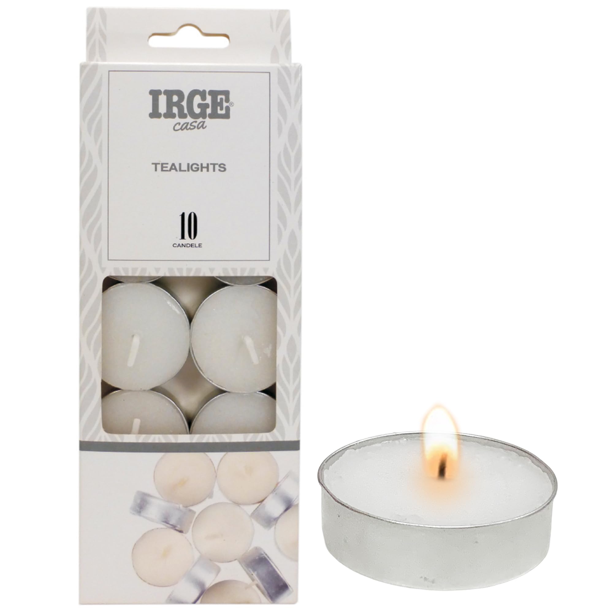 Sicignano - Lot de bougies chauffe-plat en cire - Bougies parfumées à longue durée pour atmosphère confortable - Durée 8 heures - Lot de 12 ampoules