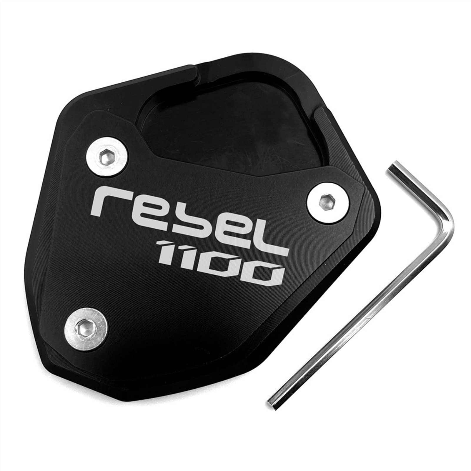 Évitez la chute de votre Rebel CMX1100 avec cet élargisseur de béquille moto CNC