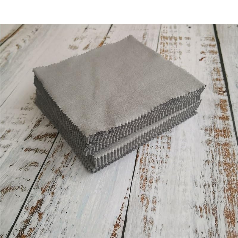 100 paños de limpieza de microfibra para gafas, 15 x 15 cm, accesorios para gafas de sol, lentes de cámara, toallitas suaves sin pelusa