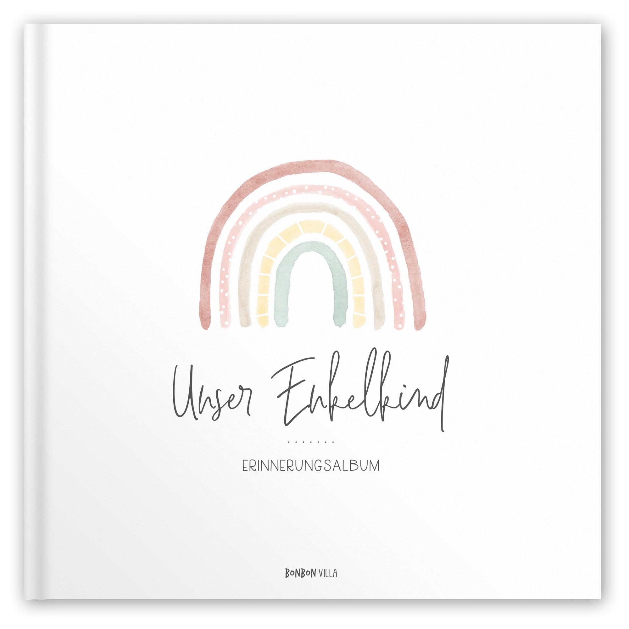 Erinnerungs- und Fotoalbum Enkelkind, Unser Enkelkind, Babybuch für Oma und Opa Ausfüllen und Einkleben