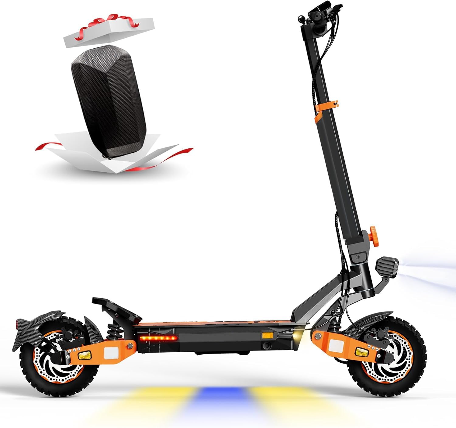 Electric Scooter for Adults - Ruitoo High-Power 2 x1200W Off-Road Dual Motor 35 MPH Speed 40 Mile Range