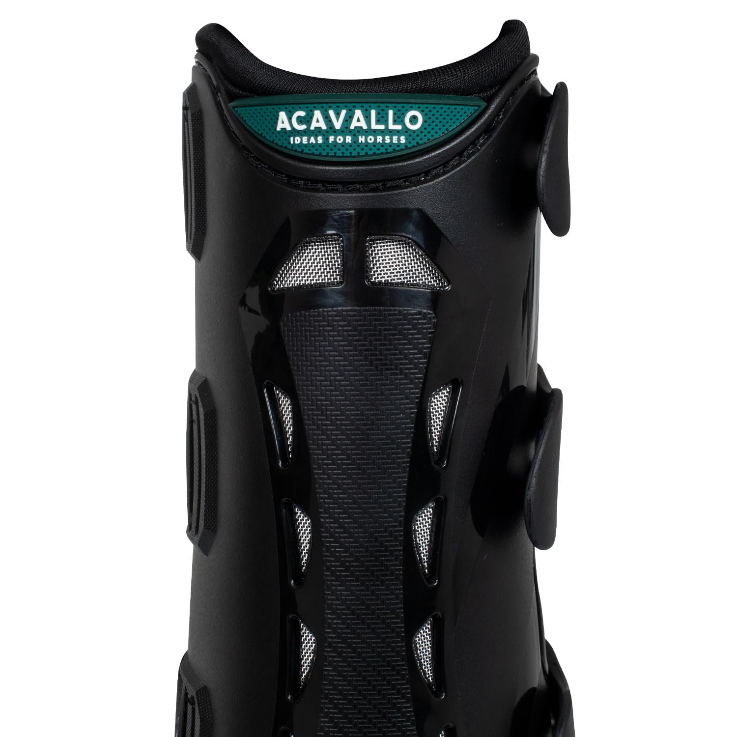 Acavallo Front Dressur Gamaschen, Schwarz, Cob