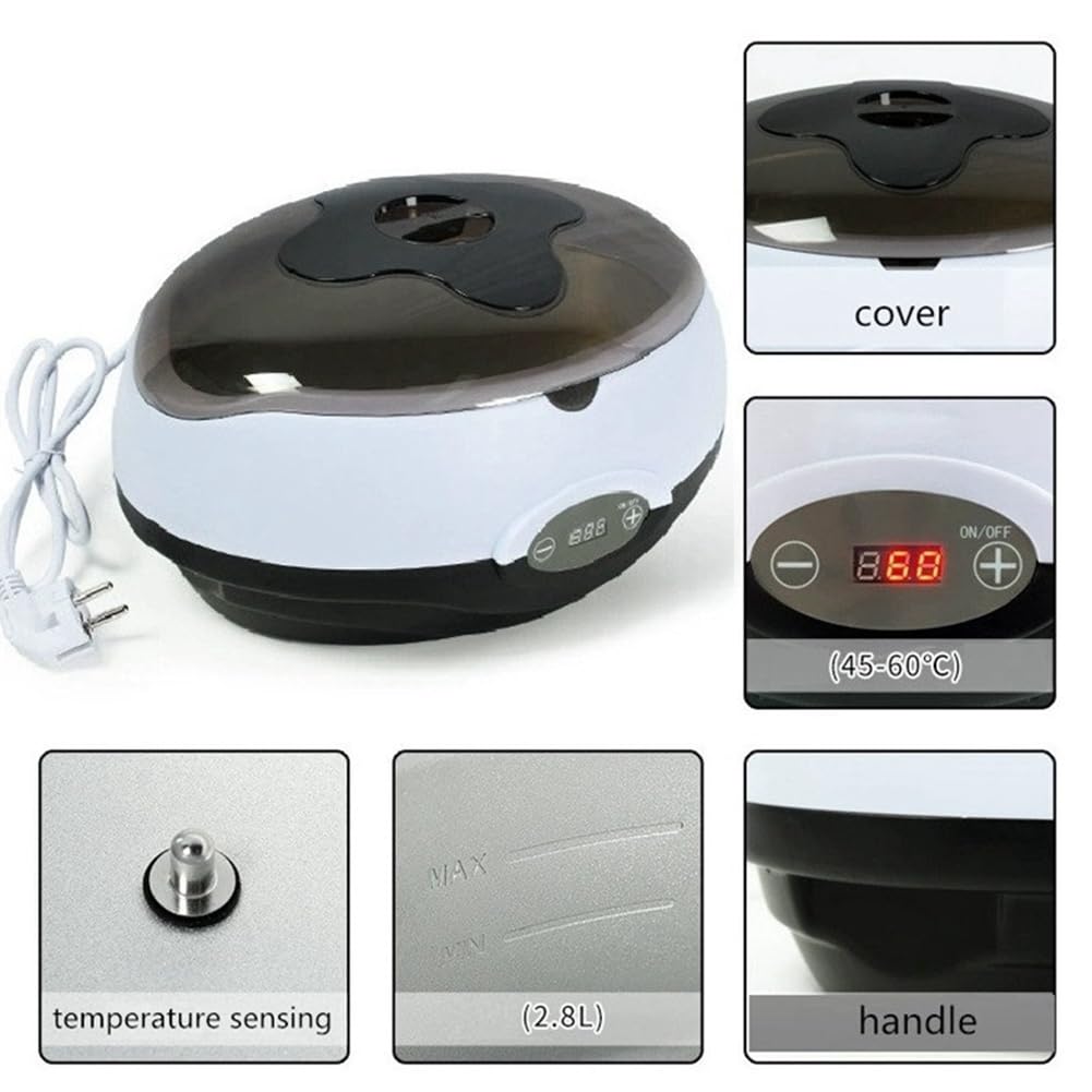 Máquina de para Spa, Calentador de Parafina, Baño de Parafina para Manos, Pies y Depilación. Dispositivo de Tratamiento de Salón.
