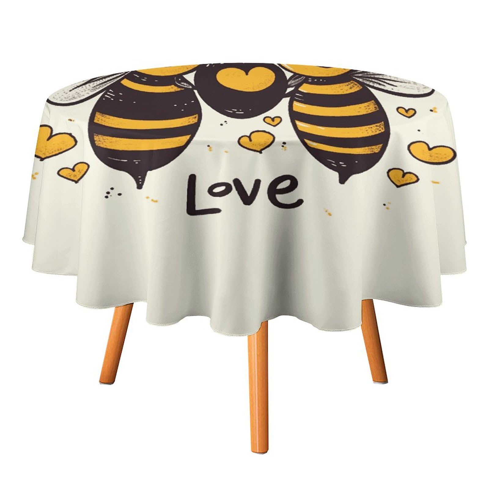 Nappe ronde lavable et infroissable pour stopper les taches de fête