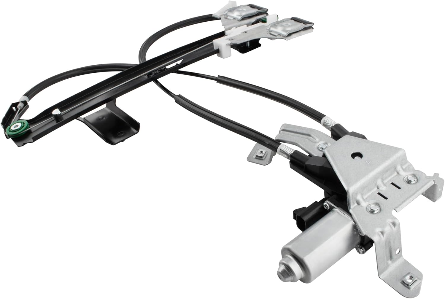 BOXI 748-229 Rear Passenger Side Power Window Regulator with Motor Fit for Cadillac Escalade Chevy Tahoe for GMC Yukon 2000-2006 / Black / 15135973