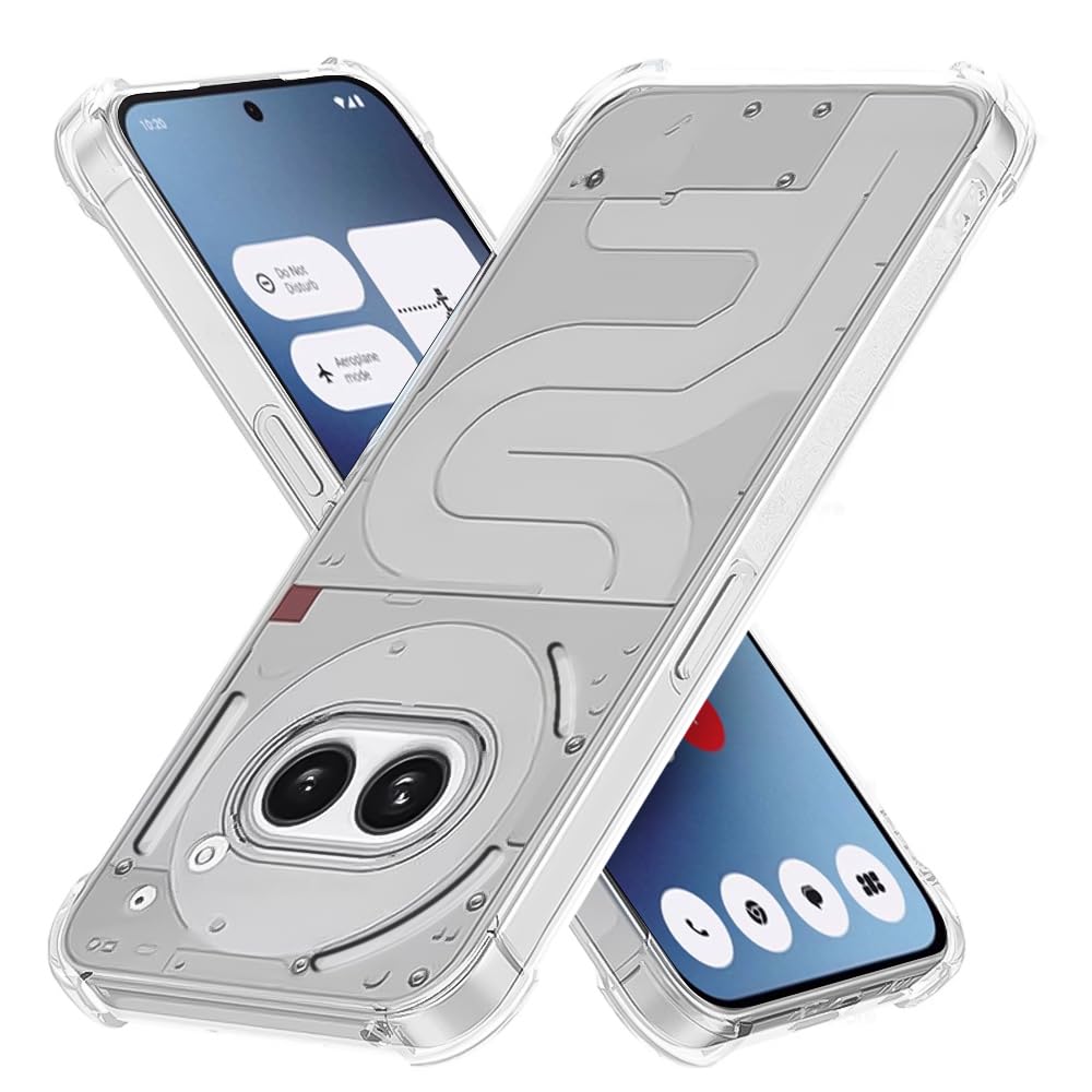 WOW IMAGINE Flexible Back Cover for Nothing Phone 2a | Nothing Phone 2a Plus | Crystal Clear Soft Case | Shockproof Cushioned Edges for Full Protection | TPU Back Case Cover - Transparent (B0CZHL5XFP) Amazon Price History, Amazon Price Tracker