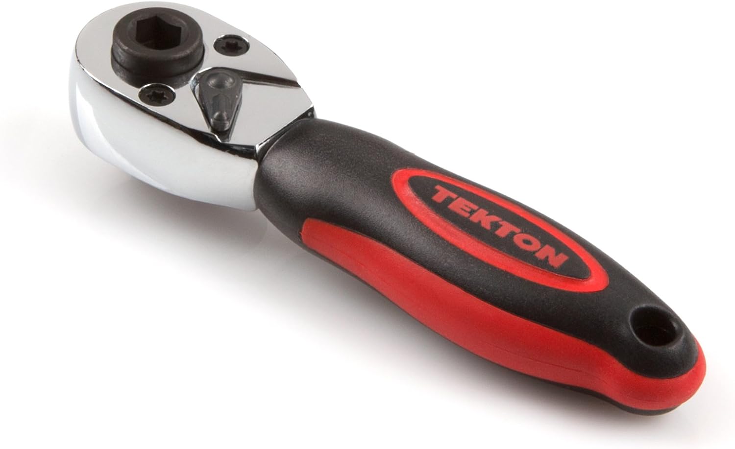 TEKTON 1485 1/4-Inch Dual-Drive by 4-1/4-Inch Mini Ratchet Driver, 72-Tooth Oval Head