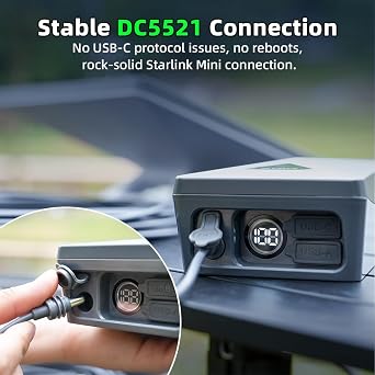 XTAR-Link MP158 Portable Power Bank for Starlink Mini,Run Your Starlink Mini for up to 8 Hours