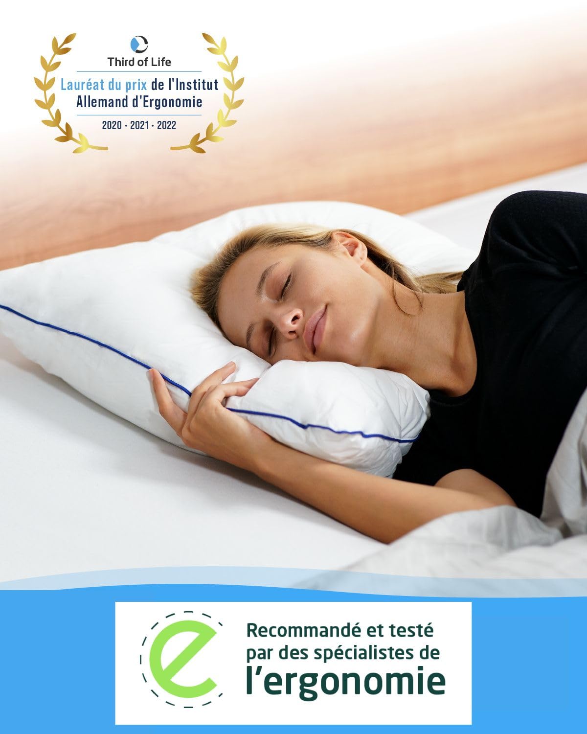 Oreiller 50x70 inSPIRO | Oreiller à Fibre Creuse pour Dormir sur Le Dos, Le côté ou Le Ventre | Coussin moelleux et léger | Soutien Optimal | Lavable en Machine | Coussin 50 x 70 | Sensation d'hôtel