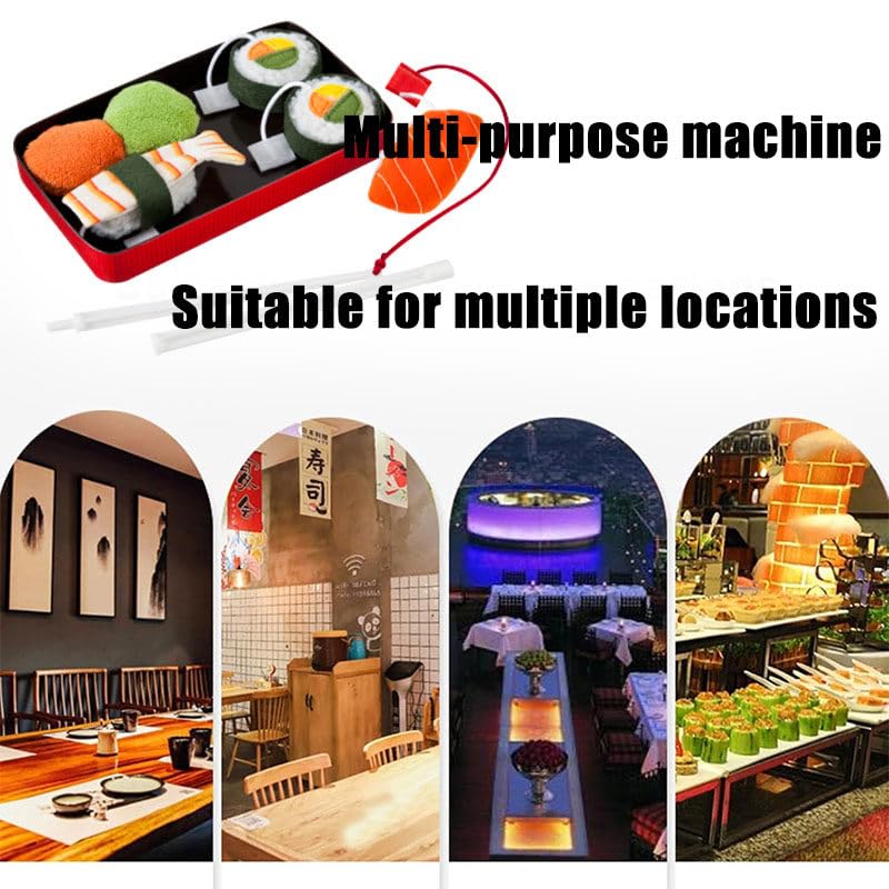 Kit para Hacer Sushi, máquina Manual para enrollar Sushi Cuadrado, máquina para Hacer Sushi, máquina para enrollar Sushi DIY, Alta eficiencia de producción, Superficie Lisa