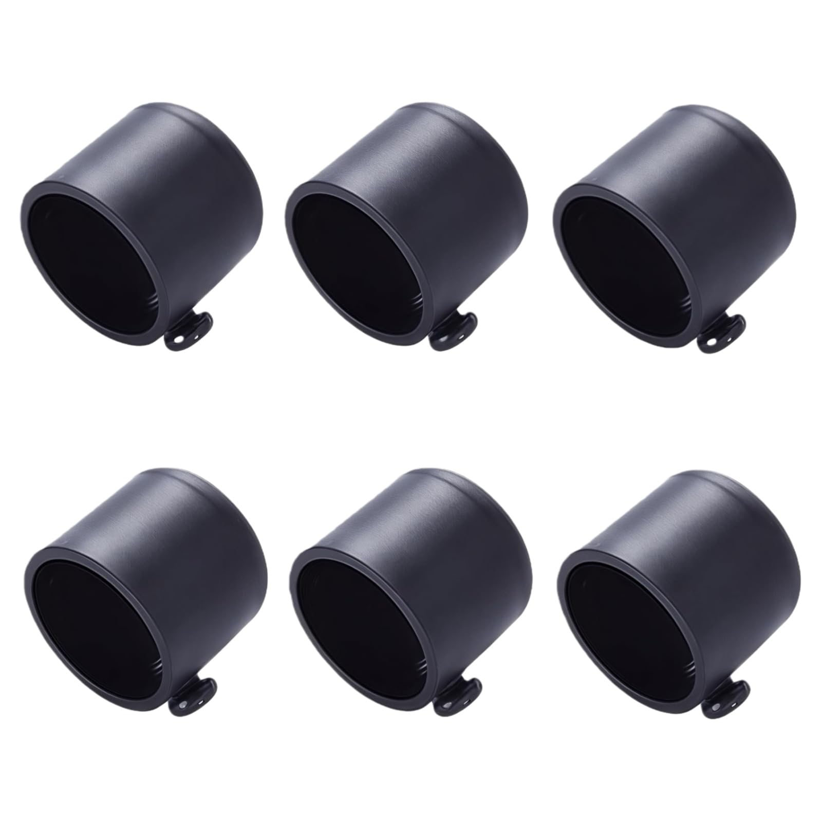 Essmoko Black Round Curtain Pole Ends Finials 4Pcs 19Mm 22Mm 25Mm 28Mm Wrought Iron Roman Rod Decorative Head Curtain Head Accessories 19Mm