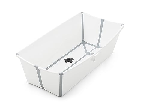 Miniatura 8 de Stokke Flexi Bath X-Large, Beige Arena - 31.5 x 15.7 x 9.4 pulgadas - Ideal para Bebés y Niños Pequeños - Ligero, Plegable y Fácil de Almacenar -