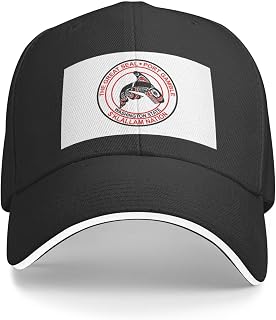 Flag of The Port Gamble S'klallam Nation Baseball Cap Sandwich Brim Hats for Men Women Adjustable Caps