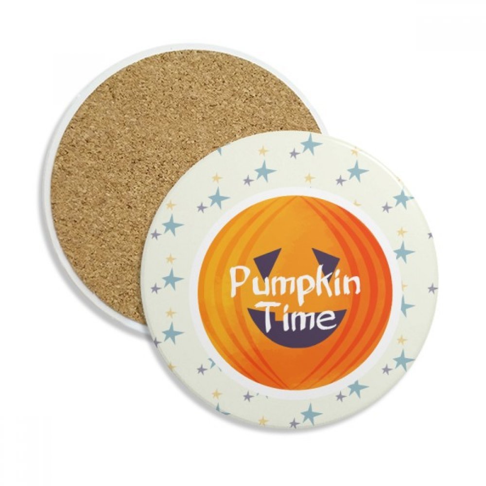 Dessous de verre citrouille d'Halloween en céramique idée cadeau originale de saison