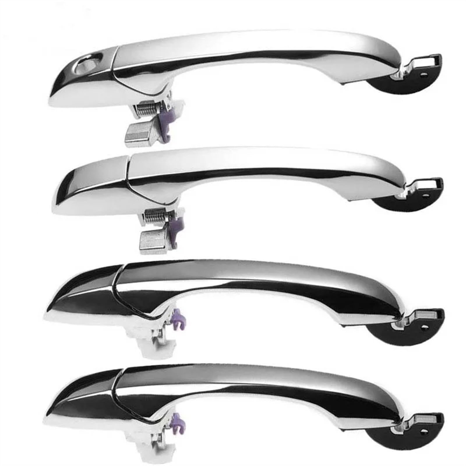 Lzbzhb 4Pcs Car Exterior Outsidedoor Handle Car Side Door Handle Exterior Decoration For Chrysler For 300 For 300C 2005 2006 2007 2008 2009 2010(4Pcs)